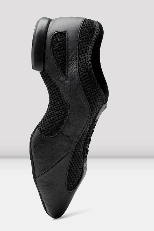 slip on black jazz shoes